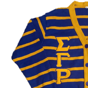 Vêtements de sororité personnalisés OEM, unisexe, meilleure qualité, taille plus, cardigan décontracté avec logo grec, pulls - Product Image 3