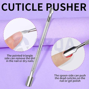 Stainless Steel Professional <b>Nail</b> Care <b>Kit</b> with Cuticle Nipper Cuticle Pusher <b>Nail</b> Cleaner Emery Boards-Durable & Portable - Product Image 4