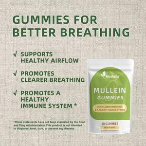 Permen Kunyah Daun Mullein Label Pribadi dengan Quercetin untuk Sistem Pernapasan dan Pencernaan - Product Image 3