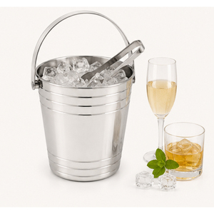 Cubo de Hielo de Acero Inoxidable de Doble Pared de Primera Calidad con Tapa y Asa, Enfriador de Vino y Champán Aislado para el Hogar, Bar o Fiestas - Product Image 4