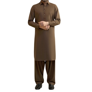 low MOQ <b>Men's</b> Solid Color Salwar Kameez 2026 High Quality Wholesale Price New Style <b>Kurta</b> Pajama Indian & Pakistan Clothing <b>Men</b> - Product Image 1