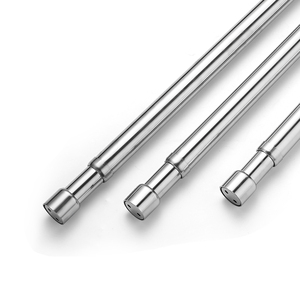 Tringle de séchage télescopique simple pour armoires, en acier inoxydable épaissi, pour suspendre les vêtements dans les placards, séchoir à vêtements de qualité supérieure - Product Image 2