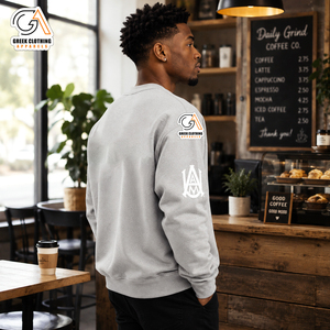 Sudadera Clásica de la Universidad A&M con Logotipo AAMU, Diseño Sólido para Todas las Temporadas, Tejido No Tejido, Bordado, Antiencogimiento, 100% Algodón, para Hombre - Product Image 3