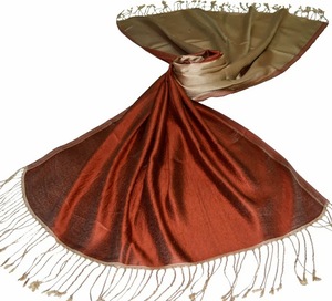 Écharpe en soie de qualité supérieure pour femmes, longue, légère, douce, élégante, stylée, imprimée, tendance, pour les épaules, le cou, la tête - Product Image 2