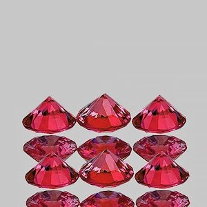 Pierre précieuse naturelle de rubis rose-rouge rond taillée à la machine, provenant du Mozambique, de qualité supérieure, pour la fabrication de bijoux, vente en gros - Product Image 4