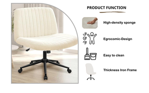 Chaise pivotante d'élégance fabriquée en usine du Vietnam Design minimaliste Tissu ergonomique Hauteur réglable Pivotant à 360 degrés pour une utilisation au bureau - Product Image 5