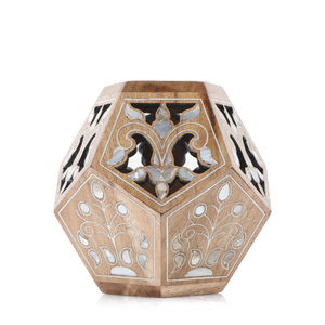 Quemador de Incienso Personalizado de Piedra Terrazo en Forma de Cubo con Malla Metálica y Cuchara, Regalo para Meditación - Product Image 4