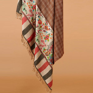 Men Soft Woven Winter <b>Shawl</b> <b>Warm</b> Comfortable <b>Wrap</b> Classic Traditional Design Elegant Fashion Accessory For Men - Product Image 2