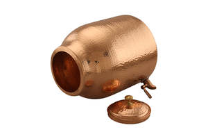 Unicorn Handicrafts Luxury Copper Eco-friendly Modern Handmade <b>Water</b> <b>Dispenser</b> & <b>Cooler</b> Beverage Container for Office Use - Product Image 3