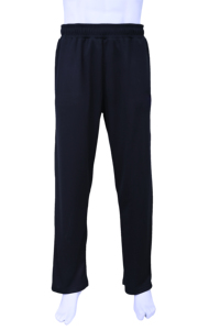 Pantalones Deportivos Premium para Hombre, Negros, de Poliéster, Cintura Elástica, con Logotipo Estampado, Transpirables, para Entrenamiento - Product Image 3