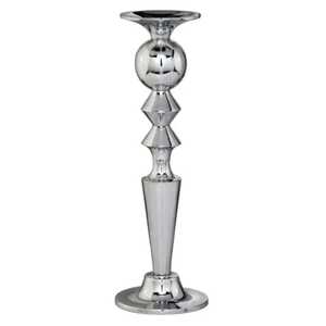 Farol Cuadrado Moderno de Aluminio Pulido Plateado, Hecho a Mano y Ecológico, para Mesa de Boda de Lujo - Product Image 6