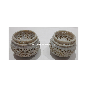 สินค้าทำมือใหม่ แกะสลักจากหินสบู่ธรรมชาติ ลายดอกไม้แฮนดิ คุณภาพดี สำหรับตกแต่งและขายต่อเพื่อเป็นของขวัญ - Product Image 4