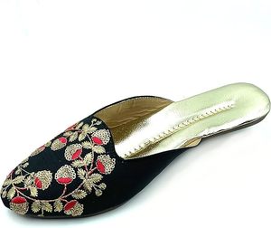 Producto Más Vendido, Zapatos Khussa Planos para Mujer, Material de Primera Calidad, Hechos a Mano, Colores y Tallas Personalizables - Product Image 2