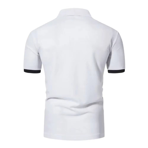 เสื้อโปโลผู้ชายดีไซน์ใหม่ ไซส์ใหญ่ ระบายอากาศได้ดี สวมใส่สบาย ขายส่ง ผ้าคอตตอนถัก พิมพ์ลาย ไซส์ใหญ่ - Product Image 5