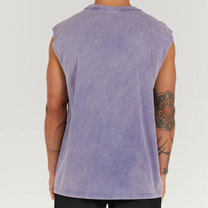 เสื้อกล้ามผู้ชายสไตล์ไฮสตรีทสั่งทำขายส่ง ระบายอากาศได้ดี คุณภาพพรีเมียม ทรงพอดีตัว ขนาดสั่งทำได้ ไหล่ตก ผ้าหนา - Product Image 6