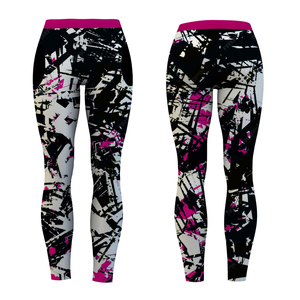Leggings de yoga taille haute effet push-up avec poches, grandes tailles, pour femme - Product Image 1