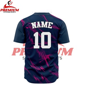 Camiseta de Béisbol con Logotipo Personalizado 2024 para Unisex, Nuevo Diseño, Buena Calidad, en Colores Sólidos, Altamente Transpirable - Product Image 4