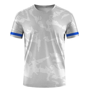 เสื้อยืดวิ่งแบบโอเวอร์ไซส์สำหรับทุกเพศ ผลิตตามสั่ง OEM ผ้าโพลีเอสเตอร์ 100% แห้งเร็ว พิมพ์ลายแบบซับลิเมชั่นทั้งตัว - Product Image 6