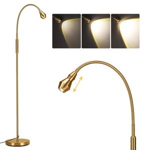 Lampe sur pied en bois nordique avec abat-jour en tissu naturel pour un intérieur d'appartement chaleureux - Product Image 3