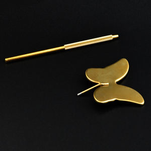Pretty Pointed Tip Rust Free Stainless Steel Eyelash Extension <b>Mirror</b> Different Shapes for Lash Tech Artists Custom Brand Custom - Product Image 3
