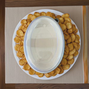 Bandeja Ovalada Biodegradable de Bagazo de 32oz con Tapa Transparente para Burritos, Platos Desechables para Comida Rápida, Venta al por Mayor 2026 - Product Image 2