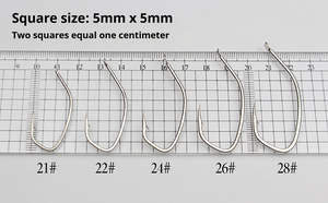 Hameçons à barbillon renforcés en acier à haute teneur en carbone pour la pêche au bar, au bar à bouche inclinée, aux crevettes vivantes et aux leurres longs à manche large pour le zander, par zuol - Product Image 4