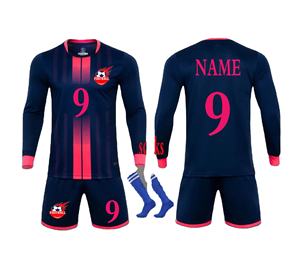 Chemises de football de sport T-shirt en jersey de football rétro à sublimation personnalisée pour hommes maillot de football uniforme de football - Product Image 5