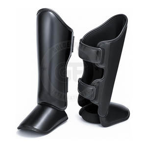 Nouveauté 2026 : Protège-tibias de boxe durables en cuir de haute qualité – Meilleure vente pour l'entraînement de boxe - Product Image 1