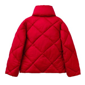 Chaqueta Acolchada con Capucha para Mujer, Abrigo de Invierno Cálido y Acolchado, Cierre Completo, Ligero, Suave, Informal, para Exteriores, OEM, ODM, Personalizado - Product Image 3