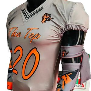 American Football Jersey Embroidery Plus Size Breathable Stretchable Sublimation <b>Pad</b> Pants Sleeve Real photos quality products - Product Image 1