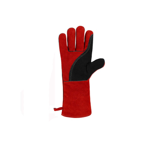 Guantes de soldadura de cuero ignífugos para proteger las manos durante las tareas de soldadura, corte y pulido. - Product Image 4