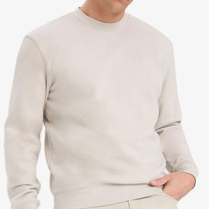 Sweat-shirt à capuche personnalisé pour homme, col rond, coton uni, respirant, manches longues, streetwear, nouveau design. - Product Image 6