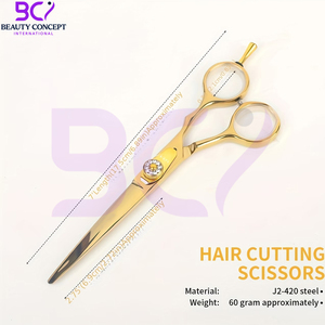 Excellent fournisseur, nouvelle tendance, prix de gros, fabriqué au Pakistan, acier pur avec bord tranchant, conçu pour la performance, ciseaux de barbier Power Edge - Product Image 2