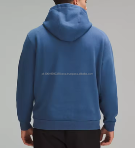 Oem Oversize Hommes Sweat à capuche d'hiver Porter solide Côte Garniture Grande Poche Mode Manches Longues Doux Chaud Coton XXL Pas Cher Pullover Hoodies - Product Image 6