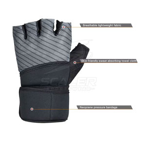Guantes de Gimnasio de Neopreno de Alto Rendimiento con Cierre de Cordones para Entrenamiento Físico, Acondicionamiento Físico y Ejercicio en el Gimnasio - Product Image 4