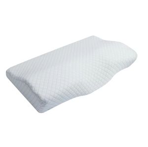 Orthopedic <b>Memory</b> <b>Foam</b> <b>Pillow</b> with Curved Neck for Pain Relief Cervical <b>Contour</b> & Anti-Snore Modern Solid Pattern Factory Direct - Product Image 1