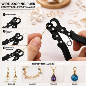 Outil de bijouterie professionnel en acier inoxydable léger de haute qualité pour la création de boucles, personnalisable - Product Image 5