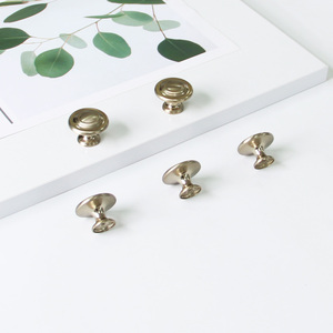 Hot Selling Nightstands Elegant Zinc Alloy Contemporary Bedroom Cabinet Knobs Drawer Pulls Wardrobe Cupboard Handles Round Shape - Product Image 1