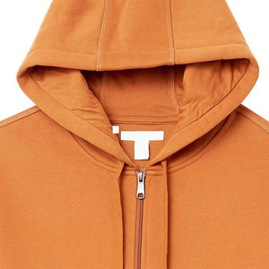 Sweat à capuche zippé léger pour homme 2026 de haute qualité, 100 % coton, respirant, écologique, personnalisable, pour l'automne – Collection OEM Tendance - Product Image 4