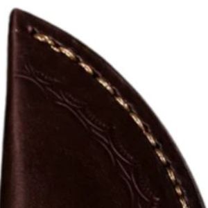 Cuchillo de Caza de Hoja Fija de Damasco con Mango de Madera de Burl, Forjado a Mano, para Camping, Supervivencia y Aventuras al Aire Libre, Personalizado OEM - Product Image 6