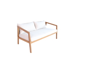 Juego de patio de mimbre moderno y lujoso para todo tipo de clima, sofás de jardín de madera de acacia para villas, hoteles, resorts, muebles de exterior vietnamitas - Product Image 4