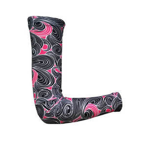 Mangas Protectoras para Brazos de Buena Calidad con Estampado Floral Sublimado, Ajustables, Elásticas, con Protección Solar, para Partidos de Fútbol - Product Image 4