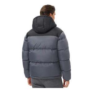 Unisex Puffer <b>Jacket</b> Solid Color Thick Polyester Wadding Waterproof Quick Dry Windproof Winter Casual No Closure Regular Fit - Product Image 2