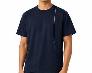 T-shirt basique premium pour homme en coton doux et respirant, style streetwear décontracté, vêtement de mode moderne pour le quotidien, collection en gros - Product Image 1