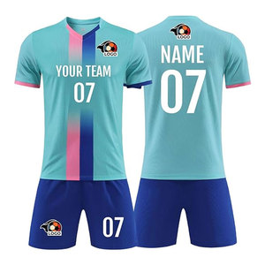Ensembles de maillots de football pour adultes, pack promotionnel, sublimation personnalisée, manches courtes, vêtements de sport d'équipe de haute qualité, ensembles de football 100% polyester - Product Image 5