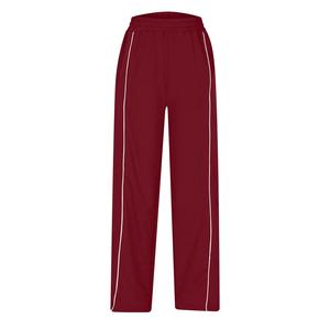 Pantalon de survêtement en molleton pour femme, taille haute, coupe droite, jambe large, taille élastique, ample, athlétique, tendance, avec poches, écologique - Product Image 3