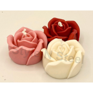 ROSE <b>CANDLE</b> designs decor option Home Decoration Weddings Christmas Easter Birthday & Valentine's Day - Product Image 3