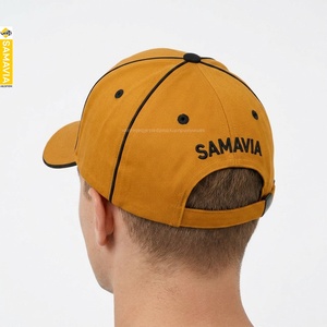 Casquettes de baseball et de softball personnalisées Samavia, en tissu de coton, broderie unie, texte, vente en gros, fournisseurs de casquettes en grande quantité - Product Image 5