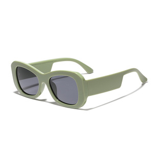 20260 New Trendy Street Shooting Personality Shades Designer Custom Logo Big Square Frame Vintage Women Men <b>Sunglasses</b> 2024 - Product Image 3