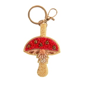 Luxury Handmade Seed Beads Embroidery Charms <b>Key</b> <b>Chain</b> Stylish Colorful Seed Beaded Charm <b>Key</b> <b>Chain</b> Design - Product Image 4